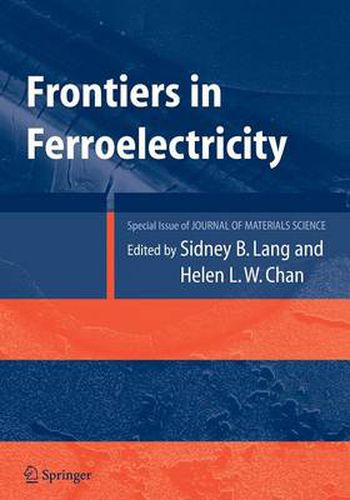 Cover image for Frontiers of Ferroelectricity: A Special Issue of the Journal of Materials Science