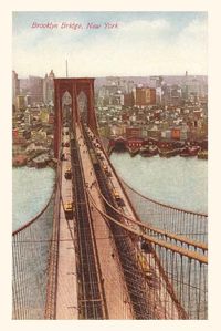 Cover image for Vintage Journal Brooklyn Bridge, New York City