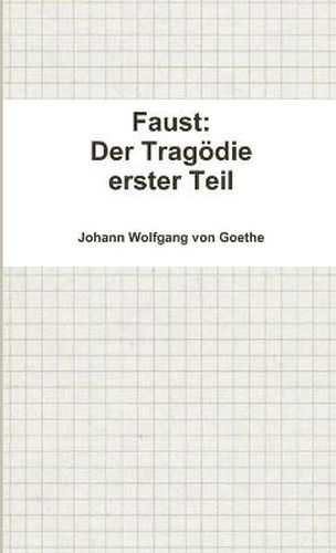 Cover image for Faust: Der Tragodie Erster Teil