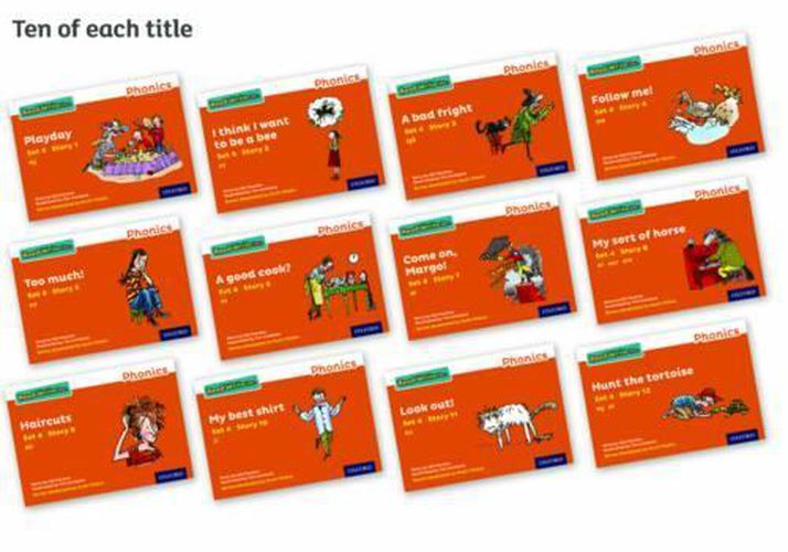 Cover image for Read Write Inc. Phonics: Orange Set 4 Storybooks Pack of 120