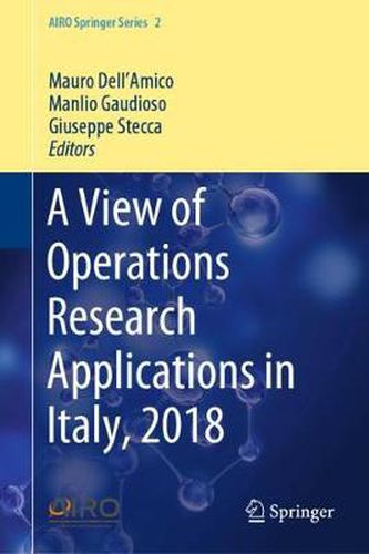 Cover image for A View of Operations Research Applications in Italy, 2018