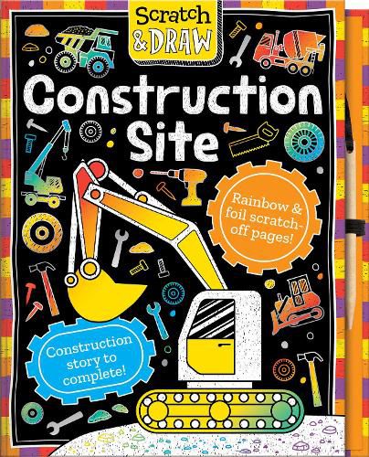 Cover image for Scratch and Draw: Construction Site