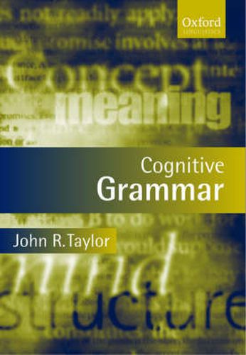 Cover image for Cognitive Grammar