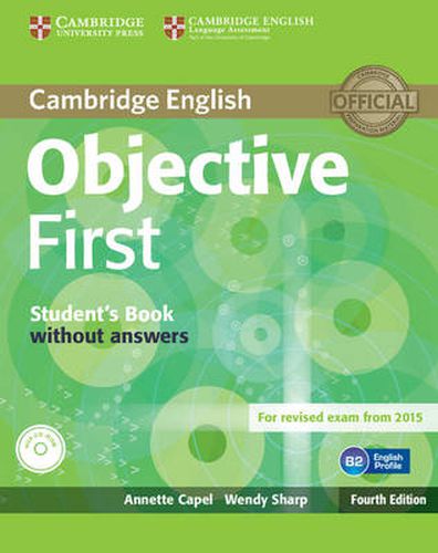 Cover image for Objective First Student's Book without Answers with CD-ROM