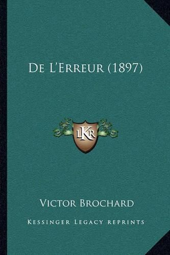 de L'Erreur (1897)