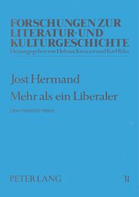 Cover image for Mehr ALS Ein Liberaler: Ueber Heinrich Heine