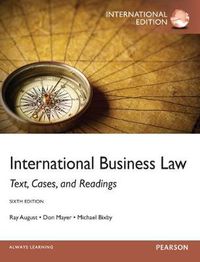 Cover image for International Business Law: International Edition