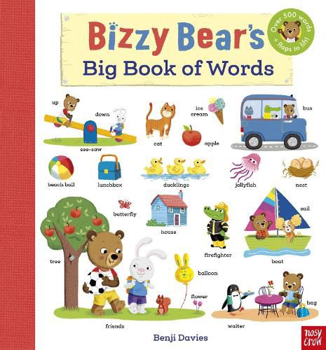 Cover image for Bizzy Bear's Big Book of Words
