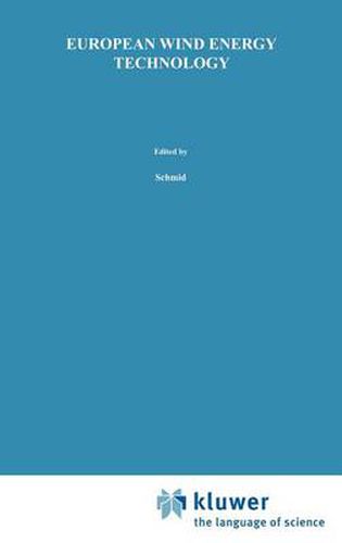 Cover image for European Wind Energy Technology: State of the Art of Wind Energy Converters in the European Community