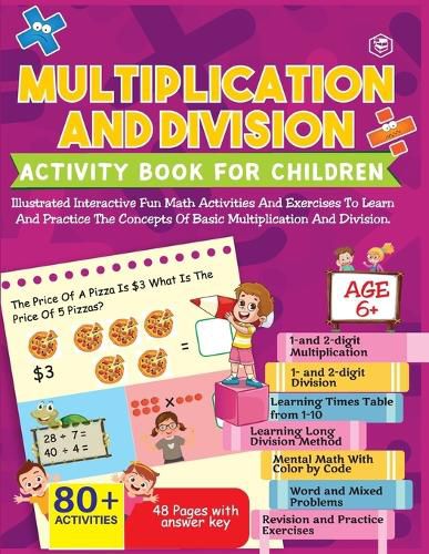 Cover image for Multiplication and Division Activity Book For Children