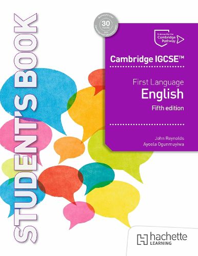 Cover image for Cambridge IGCSE First Language English Fifth Edition