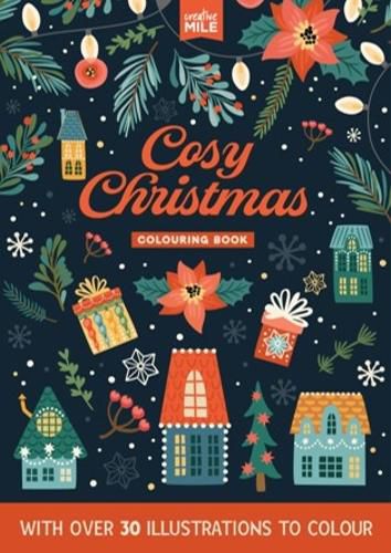 Cover image for Cosy Christmas Colouring Book