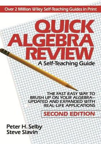 Cover image for Quick Algebra Review