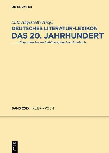 Cover image for Klabund / Klier - Koch, Julius