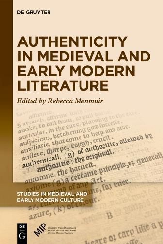 Cover image for Authenticity in Medieval and Early Modern Literature