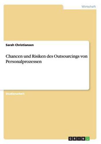 Cover image for Chancen und Risiken des Outsourcings von Personalprozessen