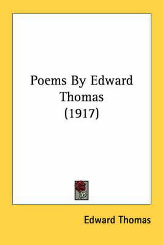 Cover image for Poems by Edward Thomas (1917)