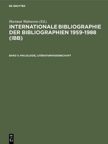 Philologie, Literaturwissenschaft