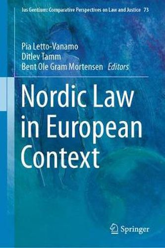 Cover image for Nordic Law in European Context