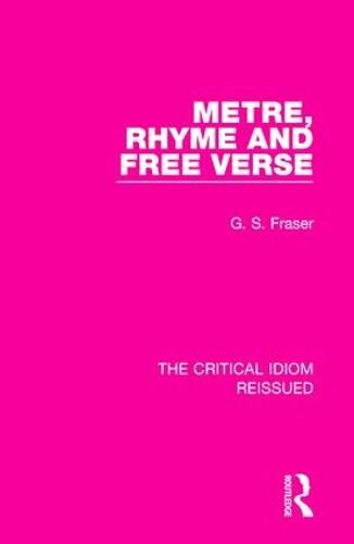 Cover image for Metre, Rhyme and Free Verse