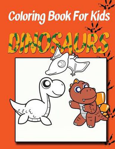 Cover image for Coloring Book for Kids: Dinosaurs: Kids Coloring Book