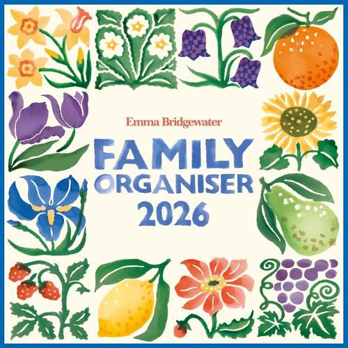 Cover image for 2026 Emma Bridgewater Fruit and Flowers Tiles Wall Planner