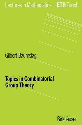Cover image for Topics in Combinatorial Group Theory