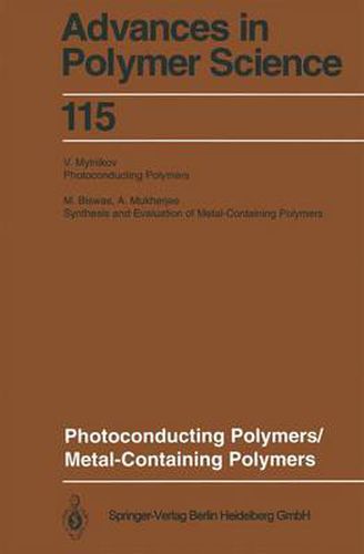 Cover image for Photoconducting Polymers/Metal-Containing Polymers