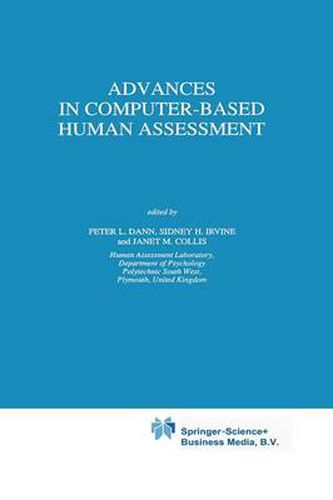 Cover image for Advances in Computer-Based Human Assessment