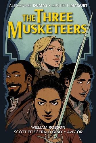 Cover image for The Three Musketeers: Updated, Illustrated, and Unapologetically Diverse