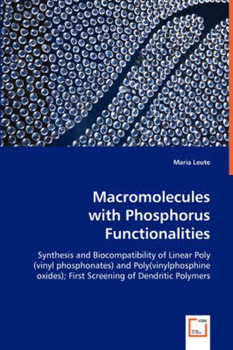 Cover image for Macromolecules with Phosphorus Functionalities