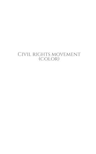 Cover image for Civil rights movement (color)