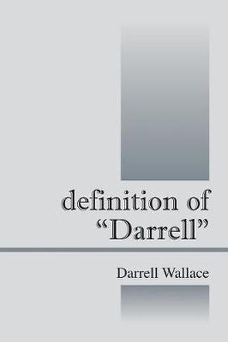 Cover image for Definition of Darrell