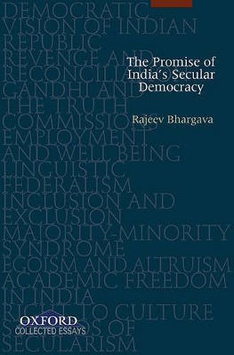 Cover image for The Promise of India's Secular Democracy