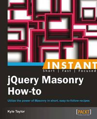 Cover image for Instant jQuery Masonry How-to