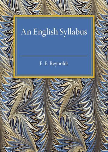 An English Syllabus