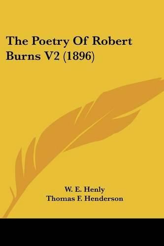 Cover image for The Poetry of Robert Burns V2 (1896)