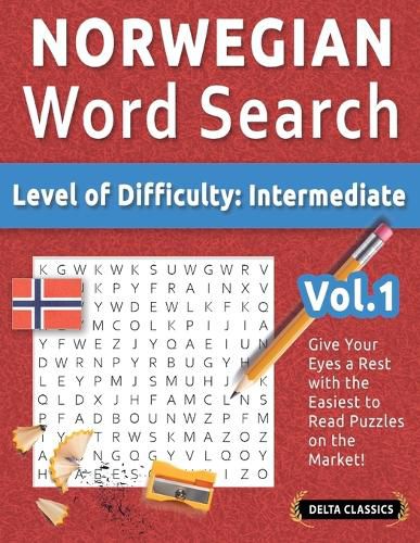 Cover image for Norwegian Word Search - Level of Difficulty