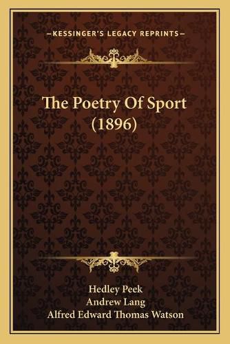 The Poetry of Sport (1896)