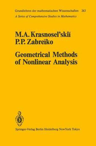 Cover image for Geometrical Methods of Nonlinear Analysis