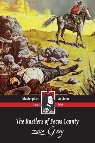Cover image for The Rustlers of Pecos County (Large Font)