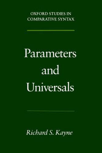 Cover image for Parameters and Universals