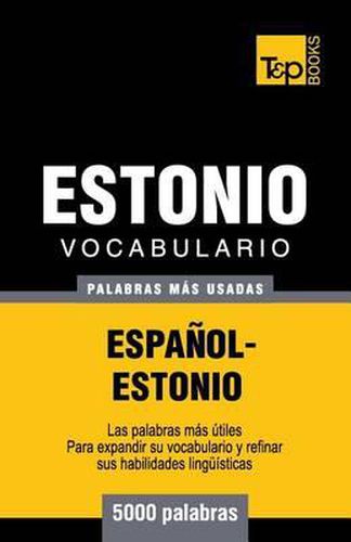 Vocabulario espanol-estonio - 5000 palabras mas usadas