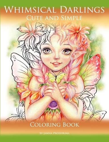 Cover image for Whimsical Darlings: Cute and Simple: Coloring Book