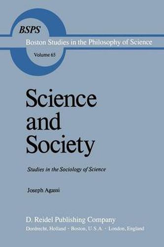 Science and Society: Studies in the Sociology of Science