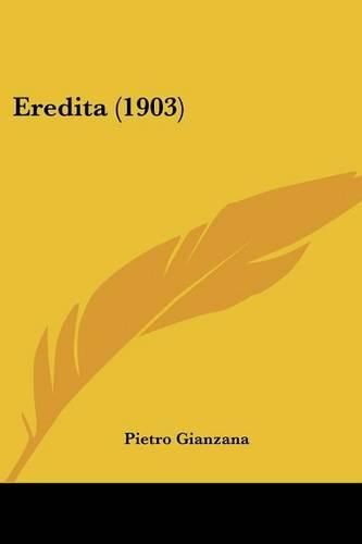 Cover image for Eredita (1903)