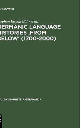 Cover image for Germanic Language Histories 'from Below' (1700-2000)