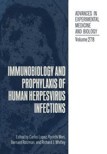 Cover image for Immunobiology and Prophylaxis of Human Herpesvirus Infections
