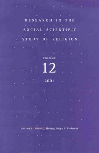 Research in the Social Scientific Study of Religion, Volume 12