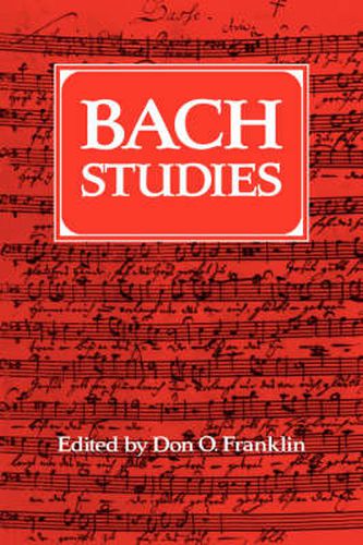 Cover image for Bach Studies